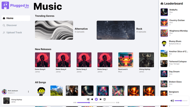 PluggedIn Music App Preview Thumbnail